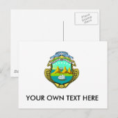 Costa Rica wapenstilstand Briefkaart (Voorkant / Achterkant)