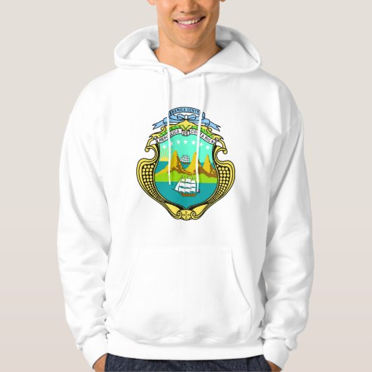 Costa Rica wapenstilstand CR Hoodie (Voorkant)