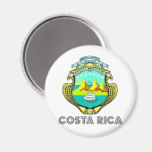 Costa Rica wapenstilstand Magneet (Voorkant / Achterkant)