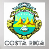 Costa Rica wapenstilstand Poster (Voorkant)