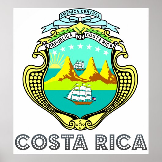 Costa Rica wapenstilstand Poster (Voorkant)