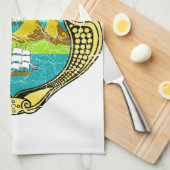 Costa Rica wapenstilstand Theedoek (Quarter Fold)