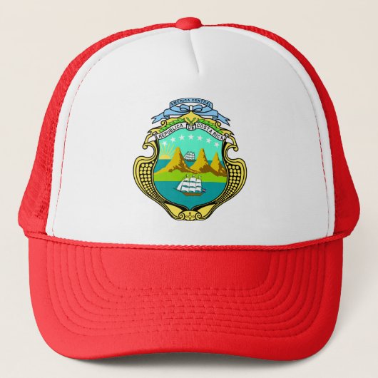 Costa Rica wapenstilstand Trucker Pet (Voorkant)
