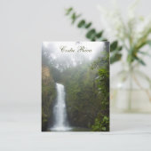 Costa Rica Waterval Briefkaart (Staand voorkant)