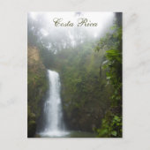 Costa Rica Waterval Briefkaart (Voorkant)
