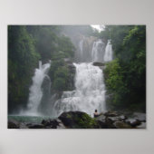 Costa Rica Waterval Poster (Voorkant)