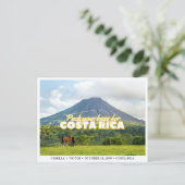 Costa Rica Wedding Save the Date Briefkaart (Staand voorkant)