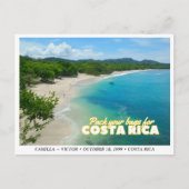 Costa Rica Wedding Save the Date Briefkaart (Voorkant)