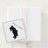 Costa Rica Welkomtas Cadeautag, Trouwweekend Bedankjes Labels (In situ)