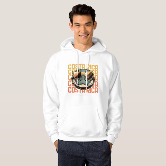Costa Rica Wildlife Hoodie (Voorkant volledig)