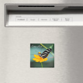 Costa Rica - Zebra langwerpvlinder Magneet (Insitu (Vaatwasser))