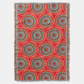 Costa Ricaan Oxcartwheel Kunst Deken (Voorkant Verticaal)