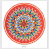 Costa Ricaan Oxcartwheel Schilderen Sticker (Vel)