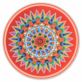 Costa Ricaan Oxcartwheel Schilderen Sticker (Voorkant)