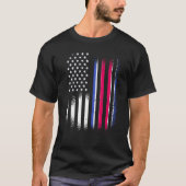 Costa Ricaans Amerikaans patriot Groot Land Vereni T-shirt (Voorkant)