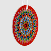 Costa Ricaans oxcartwheel Acryl Ornament (voorkant)