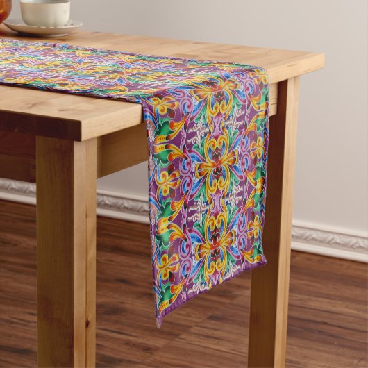 Costa Ricaanse Art Table Runner Korte Tafelloper (Voorbeeld)