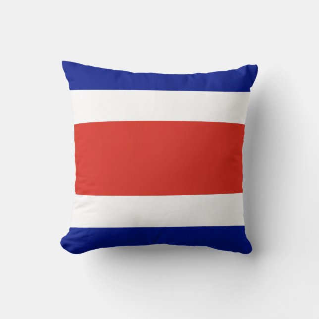 Costa Ricaanse civiele vlag Kussen (Voorkant)