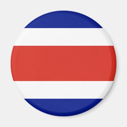 Costa Ricaanse civiele vlag Magneet (Voorkant)