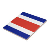 Costa Ricaanse civiele vlag Tegeltje (Zijkant)