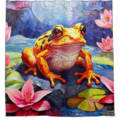 Costa Ricaanse Poison Dart Frog Douchegordijnen (Voorkant)