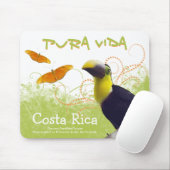 Costa Ricaanse Pura Vida Toucan Mousepad Muismat (Met muis)