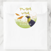 Costa Ricaanse Pura Vida Toucan Stickers (Tas)