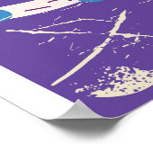 Costa Ricaanse reisdruk Poster (Hoek)