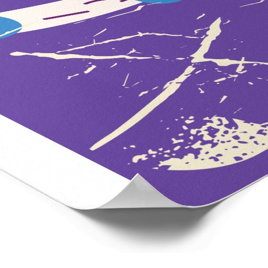 Costa Ricaanse reisdruk Poster (Hoek)