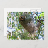 Costa Ricaanse sloep Briefkaart (Voorkant / Achterkant)