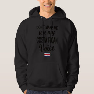 Costa Ricaanse stem Costa Rica Costa Ricaanse wort Hoodie