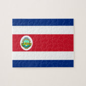 Costa Ricaanse vlag Legpuzzel (Horizontaal)