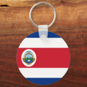Costa Ricaanse vlag sleutelhanger (Voorkant)