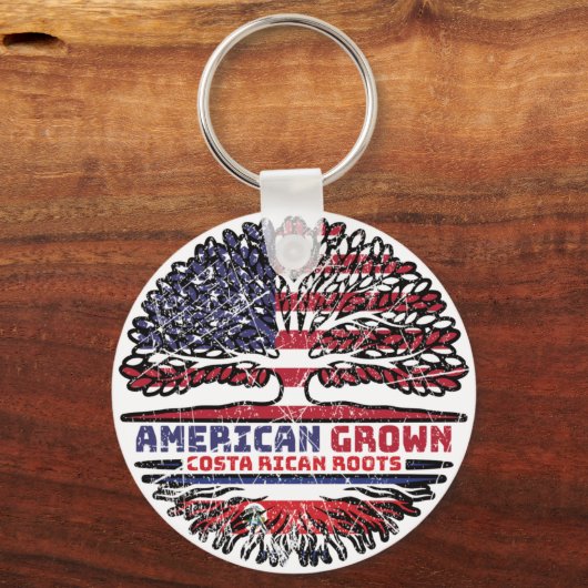 Costa Rican Costa Rica Verenigde Staten Verenigde  Sleutelhanger (Achterkant)
