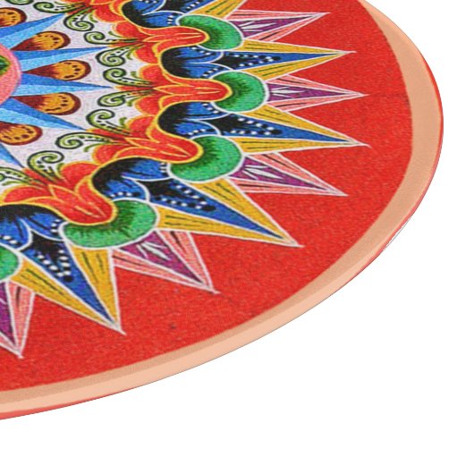 Costa Rican Folklore Art Snijplank (Hoek)