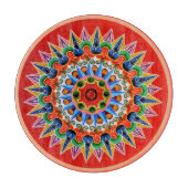 Costa Rican Folklore Art Snijplank (Voorkant)