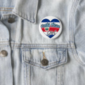 Costa Rican Girl Ronde Button 5,7 Cm (In situ)