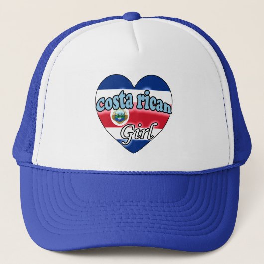 Costa Rican Girl Trucker Pet (Voorkant)