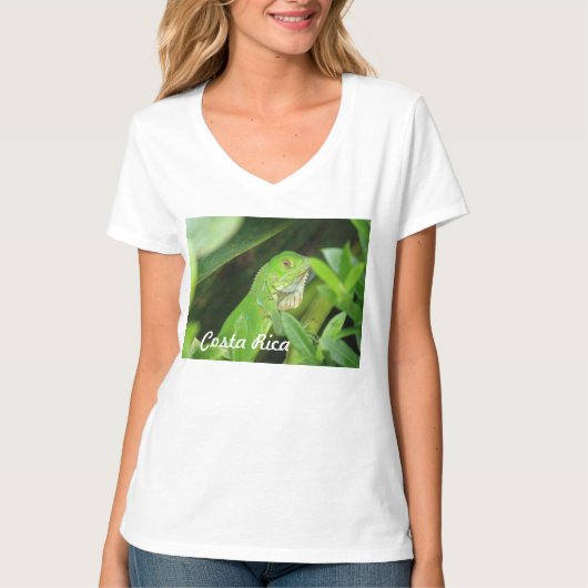Costa Rican Lizard T-shirt (Voorkant)