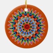 Costa Rican Oxcartwheel Ornament (Achterkant)