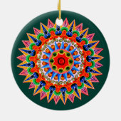 Costa Rican Oxcartwheel Ornament (Achterkant)