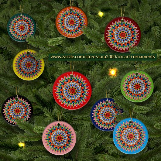 Costa Rican Oxcartwheel Ornament