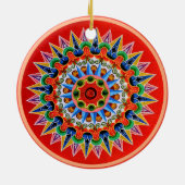 Costa Rican Oxcartwheel Ornament (Achterkant)