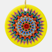 Costa Rican Oxcartwheel Ornament (Achterkant)