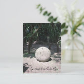 Costa Rican Stone Sphere Briefkaart (Staand voorkant)
