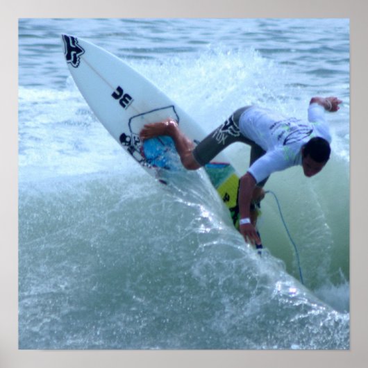 Costa Rican Surfing Poster (Voorkant)