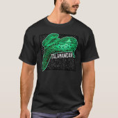 Costa Rican Talamancan Palm Pit Viper Reptile Veno T-shirt (Voorkant)