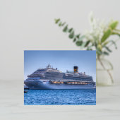 Costa Venezia Cruise Liner Folie Feestdagen Briefkaart (Staand Voorkant)