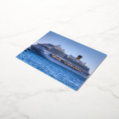 Costa Venezia Cruise Liner Folie Feestdagen Briefkaart (Gedraaid)