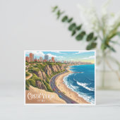 Costa Verde Lima Peru Briefkaart (Staand voorkant)